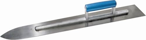STEINTEPPICH Schwertglätter I Bodenlegerkelle I Estrichkelle I Glätter I Glättkelle 600mm x 90mm Edelstahl I Verlege Werkzeug Boden