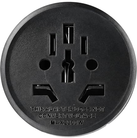 Topolenashop Adattatore Universale da Viaggio Spina Schuko 16A – Presa UK USA AUS CN – Max 2300W – Adattatore Prese Internazionali per Dispositivi Elettrici 603195N