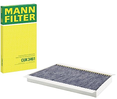 MANN-FILTER CUK 3461 Filtro de aire de cabina - Filtro de Polen con Carbón activado - para Automóviles + Vehículos de transporte
