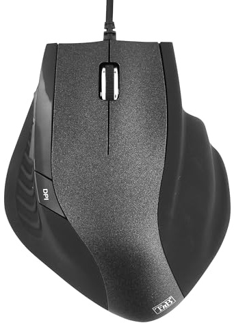 T'nB MUERGO ergonómico ratón con Cable, Negro