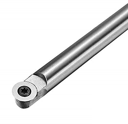 ChaRLes Herramienta De Torneado De Madera Con Inserto De Carburo De Madera Cortador Redondo Vástago Herramienta De Carpintería/Aleación De Aluminio Mango - Un