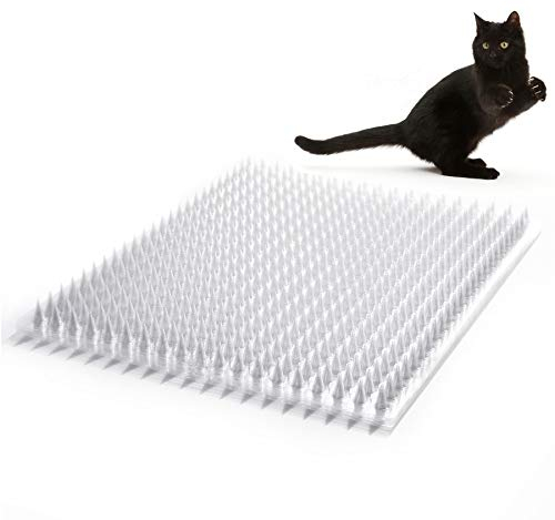 Mardili Cat Repellent/Deterrent Outdoor/indoor Scat Mat for Cats, Dogs, Pests Covers 12 Sq.ft, 16 x 13 Inches, 8 Pack