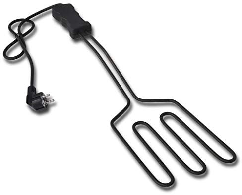 Tidyard Encendedor eléctrico de Barbacoa de carbón BBQ 1500 W,BBQ Gran Tamaño para la Fiesta BBQ de Familia Jardín Exterio