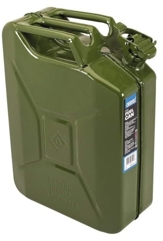 Draper 07218 20L Stahl-Kraftstoffkanister (grün)