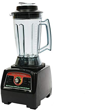 3.9L Licuadora de Acero Inoxidable Licuadora Batidora Eléctrica Mezclador de Pie Batidora de Alto Rendimiento Cuchillas 2 en 1 Vaso de Plástico Limpieza Fácil Multifuncional 2800W