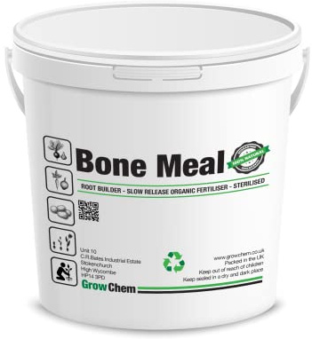 Bone Meal for Plants, 10Kg Bucket, Multi-Purpose Plant Food Fertiliser, Organic All Purpose Garden Plant Fertiliser