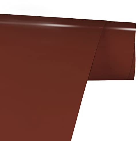 FORBELL Vinilo de transferencia de calor, película de transferencia de hierro textil de 30,5 cm × 3 m, película textil de plotter (Marrón)