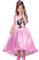 RUBIE'S Barbie Officiel - Déguisement Barbie Robe Luxe Princesse Paillettes pour Enfants - Taille 3-4 ans - Costume avec Robe, Bustier et Diadème Rose - Pour Halloween, Carnaval, Noël