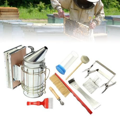 Set di attrezzi per apicoltura con alveare, accessorio per apicoltura e apicoltura