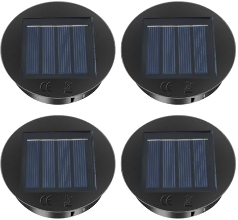 CNMTCCO Lantern Replacement Tops 4PCS 1.2V 600mAh LED Panel for Outdoor Hanging Lights, IP44 Waterproof Bulb Replacement for Garden Patio Table Decor, 8CM/3.1inch