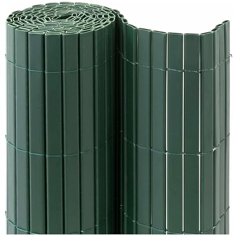 EffeDecor Arella in Pvc Canniccio Recinzione Frangivista Effetto Bamboo con Cordino in Nylon Ideale per Esterno, Giardino,Terrazzo,Balcone Varie Dimensioni (Verde, 2x3MT)