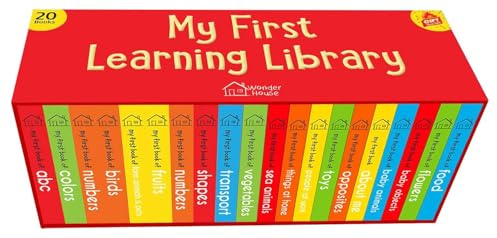 My First Complete Learning Library: Boxset of 20 Board Books Gift Set for Kids: Box Set of 20 Board Books for Children