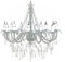 vidaXL Lampadario da Soffitto 12 Luci Cristalli Luce Pendente Lampada Sospesa
