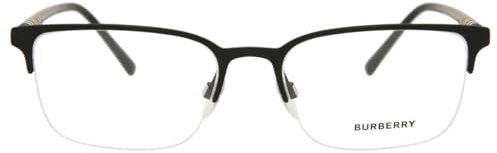 Burberry Herren 0BE 1323 1213 54 Sonnenbrille, Schwarz (Black Marron Rubber)