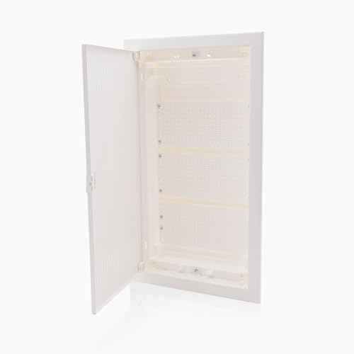 ‎Intratec Kommunikationsverteiler Unterputz, IP40 – Multimediaverteiler für Full Connected Home, DIXBOX-XT Serie, Schaltschrank für Multimedia-Systeme, 592 x 346 x 92 mm, Weiß