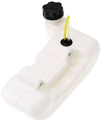 KSTE Réservoir de Carburant, Réservoir de Carburant pour Tondeuse Plastique avec Tuyau D'étanchéité for pièces de rechange de débroussailleuse de trimmer de faucheuse ficelle de 43CC 52CC 47CC CG430