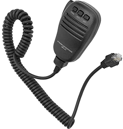 Handmikrofon, klart ljud Kortvåg Lätt att använda Stabil handhållen mikrofonhögtalare för Yaesu Ft‑817 Ft‑857 Ft897 FM