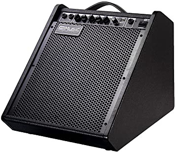 Coolmusic Electric Drum AMP 100-Watt Electronic Drum Amplifier DM100 Keyboard Speaker with Wireless Audio Connection, with 3-Band EQ and DI Out Black