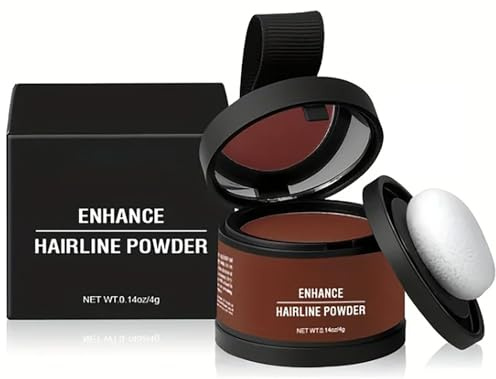 Waverlo Hairline Shadow Powder 01,Hair Shadow,Waterproof Hairline Powder Stick Root Cover Up,Hair Rich Shading Powder,Waterproof Multi-function Root Touch Up Hair Powder (#02 Auburn, 1PC)