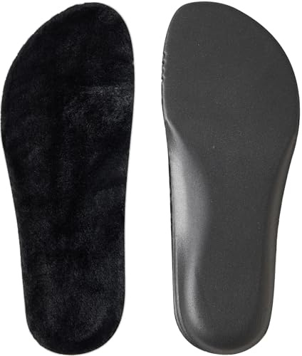 ISQFIQ Semelles moelleuses pour sabots de jardin - Larges semelles chaudes - Inserts thermiques pour chaussures crocodile, bottes en caoutchouc - Semelle intérieure de rechange d'hiver pour homme et