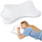 SAHEYER Almohada Cervicales y Cuello Antironquidos, Almohada para Dormir de Lado Cervical Ergonómica para Aliviar la Presión en Hombros y Cuello, con Funda Lavable a Máquina