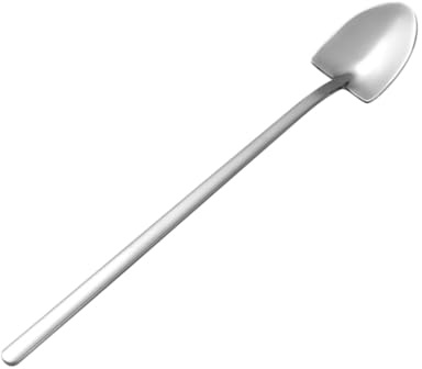 EPIGEIST 3 pièces Cuillères Glace Inox à Long Manche Cuillères Service Polyvalentes pour Cocktails Glace Confiture Rouille Adaptées Bar Cuisine