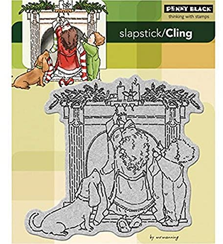 Penny Black 40-172 Joy-Filled Christmas Cling Rubber Stamp