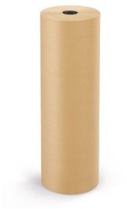 rollosdepapel-online 100 Metros Bobina Papel Kraft MARRÓN Natural Ancho 62 cm (Marron Natural)