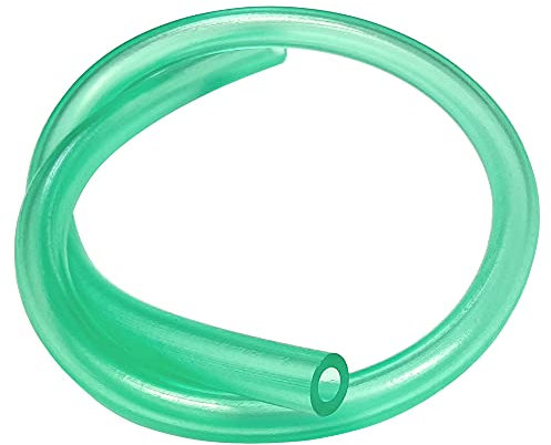 Tuyau durite essence silicone vert transparent tube scooter moto bricolage tondeuse motoculture carburant (Øint-ext : 2.2x4mm)
