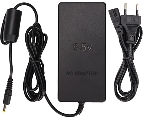 Elprico Netzteil AC Adapter, Robuster Tragbarer Ladeadapter Ersatz für PlayStation2 70000 100-240V(#1)