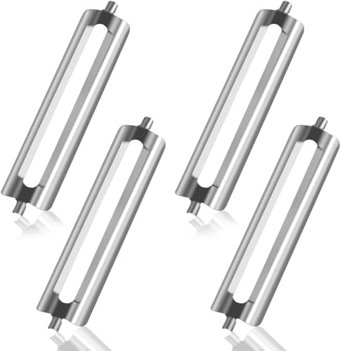 4 Pezzi Coltello Di Ricambio Pelaverdure,Sbucciatore Turbo Lame Di Ricambio Per Sbucciatore Piatto Professionale (Flaches Maul)