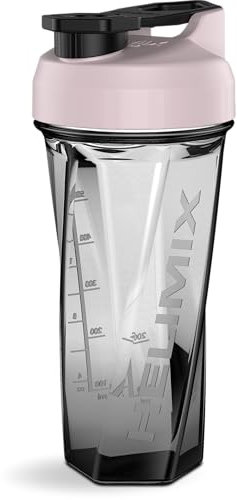 Helimix 2.0 Vortex Blender Shaker Bottle 828 ml - No Blending Ball or Whisk - USA Made - Portable Pre Workout Whey Protein Drink Cup - Mixes Cocktails Smoothies Shakes - Top Rack Safe