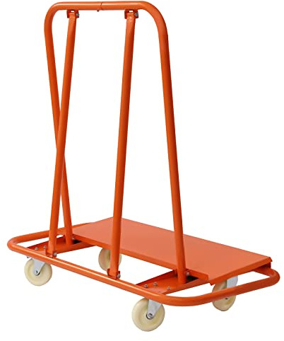 Carrello per il trasporto di lastre, carrello per il trasporto di cartongesso, carrello a piattaforma, carrello Drywall Cart Sheet Carts Heavy Duty Plasterboard Trolley Handling Sheetrock con capacità