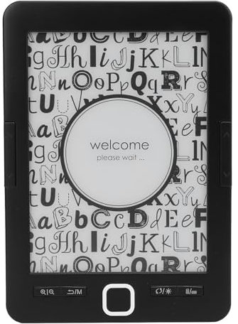 BK6033 E Reader, Portable Pocket Book with 6 Inch Large E Ink Screen, 64G Adjustable Brightness E Book Reader for Kids, Adults, Faster Page Turns, Long Battery Life