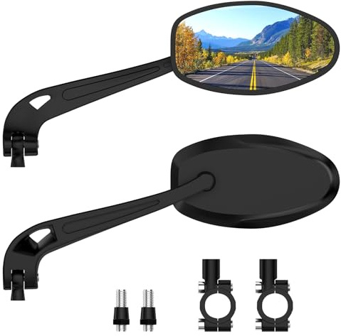 2 Specchietti per Bicicletta | Specchietto Bici Elettrica Sinistra e Destra | Ampio Campo Visivo HD | Specchio Convesso per Bicicletta | Accessori Bici