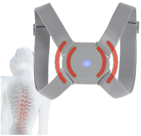 IXPIUZB Correcteur De Posture Intelligent Vibrant, Redresseur De Dos Réglable Pour Homme Ou Femme Posture Correcteur Dos Posture Corrector Pour Maintien Du Dos, Du Cou Et Des épaules