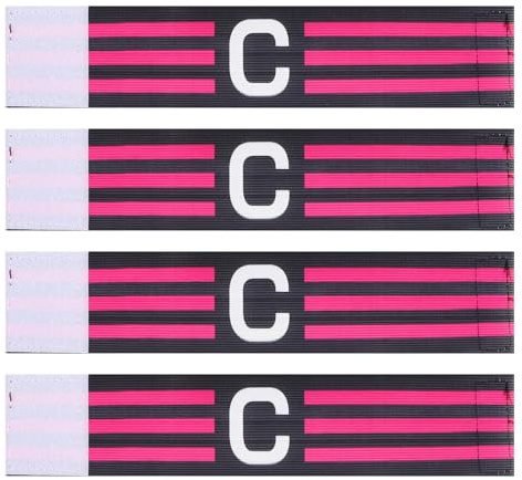 UPKOCH 4 Pezzi Captain Arm Bands Fasce Da Capitano Per Il Calcio Captain Band Del Calcio