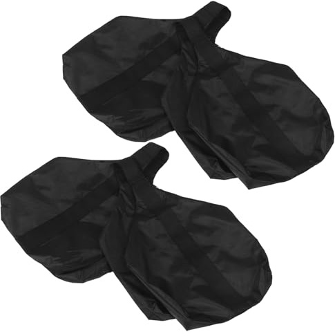 Angoily Bolsas de Arena para Toldos 1680D Resistentes al Viento Triángulares Capacidad 30 Kg Juego de 4 Contrapesos para Tiendas de Campaña Patios y Toldos Plegables Ideales para