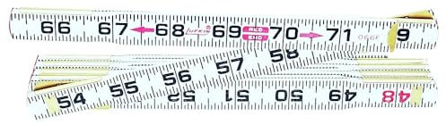 Lufkin 066F 6-Flat Read Wood Folding Rule