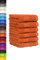 BaSaTex - 6er Pack Handtuch Set für Gäste - Handtücher mit Aufhängeschlaufe aus weicher Baumwolle in 30x50 cm - Gästetücher für die Händereinigung Öko-Tex Standard 100 Zertifiziert - Terra
