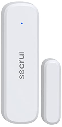 Door Sensor Alarm Magnetic Transmitter Spare Accessories Replacement, 23A Battery Operated 600ft Sensor Contacts Double-sided Self Adhesive Easy to Install, Need to work with SECRUI Door Chime