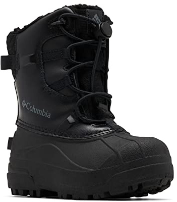 Columbia Bugaboot Celsius, Stivali da neve Unisex - bambini e ragazzi, Black/Graphite 2024 , 26 EU