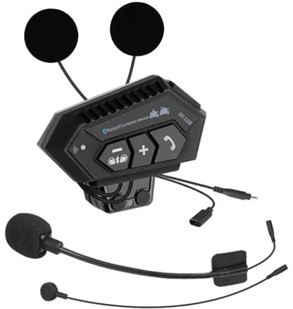 auricular Auriculares inalámbricos Bluetooth BT12B/BT12S para casco de moto, manos libres con micrófono de 150 m, intercomunicadores