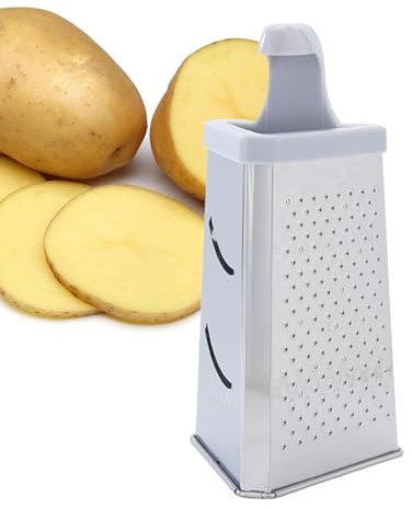 Râpe à aliments, râpes pour cuisine - Récipient de coupe-légumes portable en acier inoxydable - Râpe à boîte de cuisine efficace, coupe-légumes triangulaire polyvalent pour couper, hacher, hacher