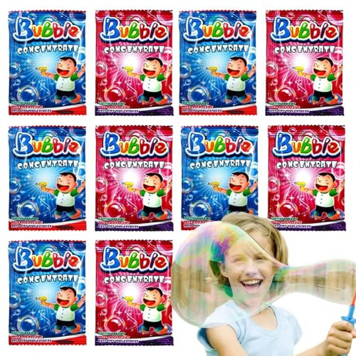 Bubble Solution Pack – Nachfüllpackung für Seifenblasenkonzentrat | Blasenspielzeug für Kinder, Lehrer, Eltern, Freunde, sichere und unterhaltsame Lösung zur Blasenherstellung für Kleinkinder,