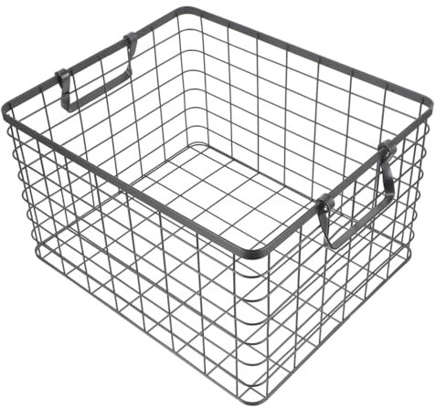 BESPORTBLE Cesta de Metal para Leña con Soporte para Almacenamiento de Chimenea Y Ahorro de Espacio