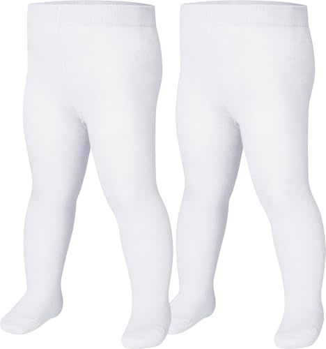 Playshoes Unisex barnstrumpbyxor, Vit, 74-80