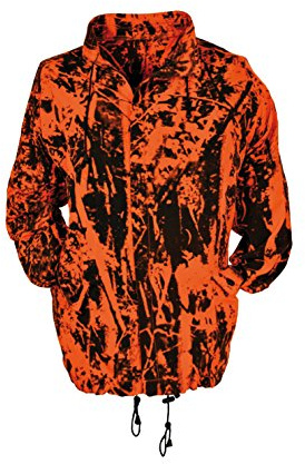 Hubertus Drückjagdjacke Warnjacke Signalorange wasserdicht & atmungsaktiv (L)
