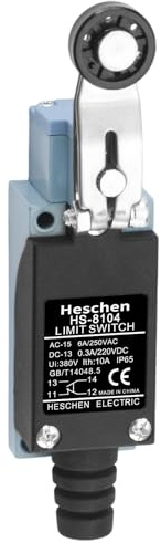 Heschen Cntd slutbrytare TZ-8104 roterande rullspak 10A 250VAC SPDT Momentary för CNC-fräsar plasma IP65