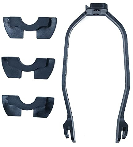 CENPEK 4 Piezas de Repuesto para Scooter, Incluye Soporte de Guardabarros Trasero y 3 amortiguadores de vibración de Goma para M365/M365 Pro Scooter(Negro)